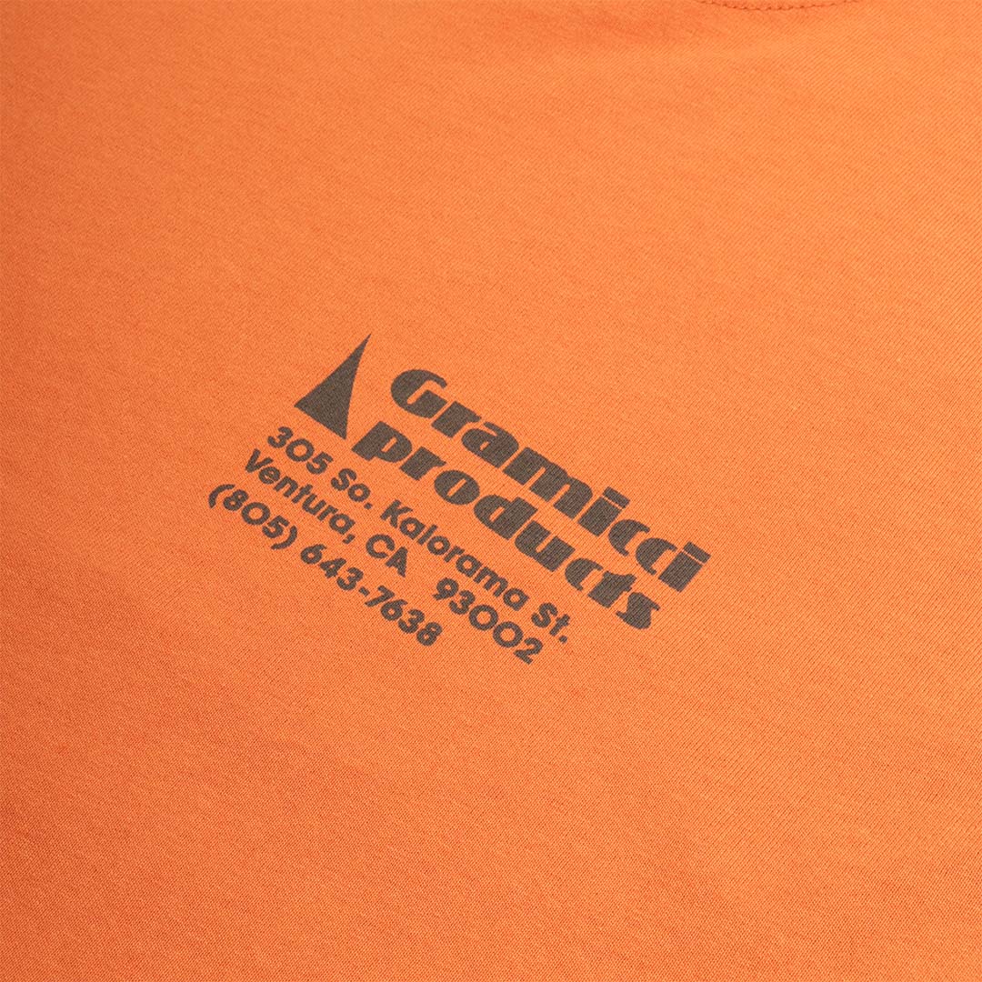 Gramicci G-Sail T-Shirt, Orange, Detail Shot 3