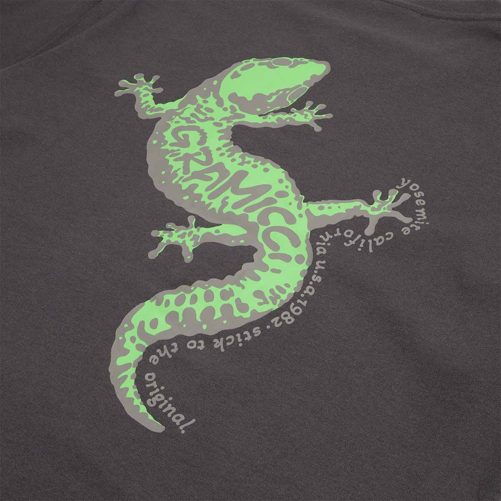 Gramicci Gecko T-Shirt, Vintage Black, Detail Shot 3