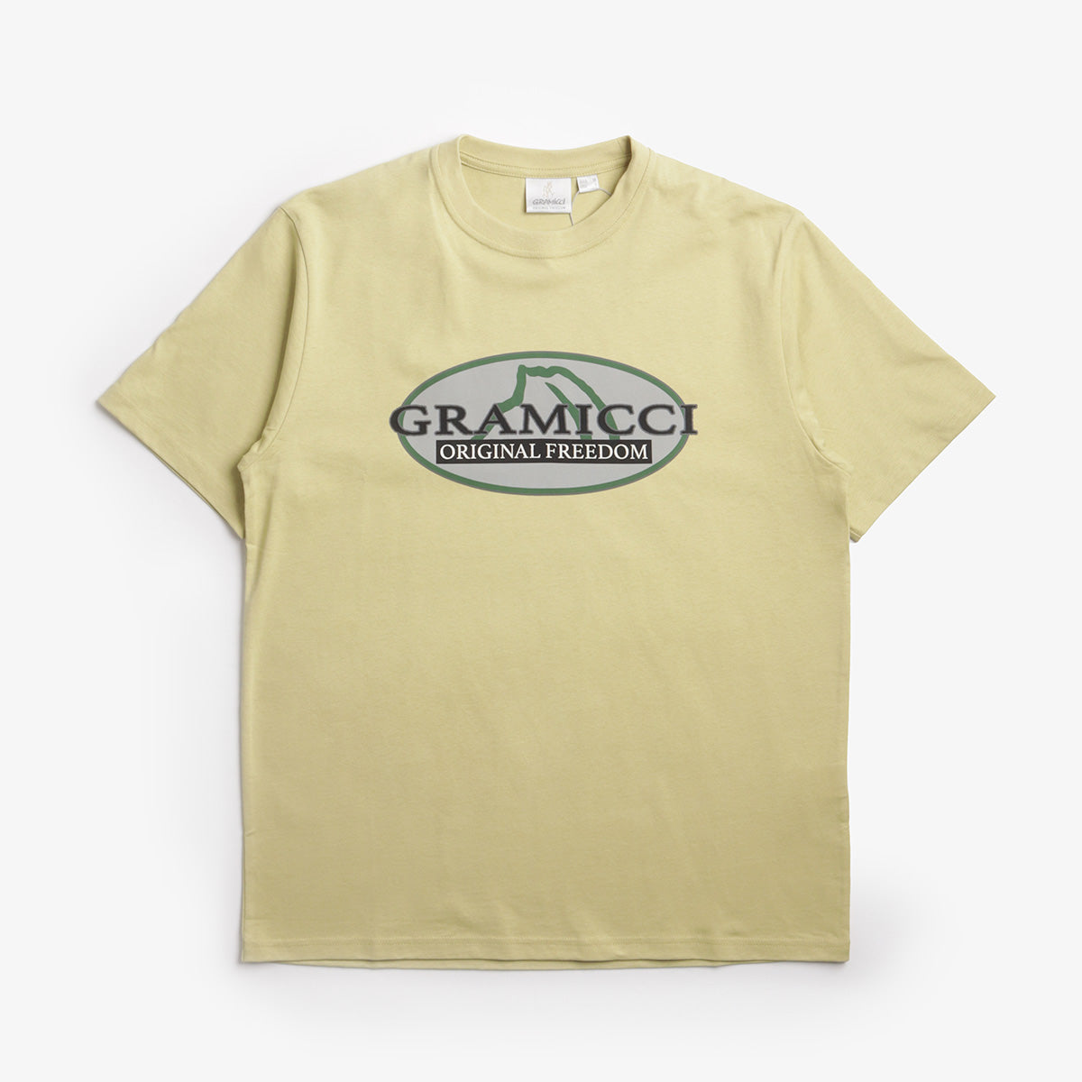 Gramicci Half Dome T-Shirt, Lime, Detail Shot 1