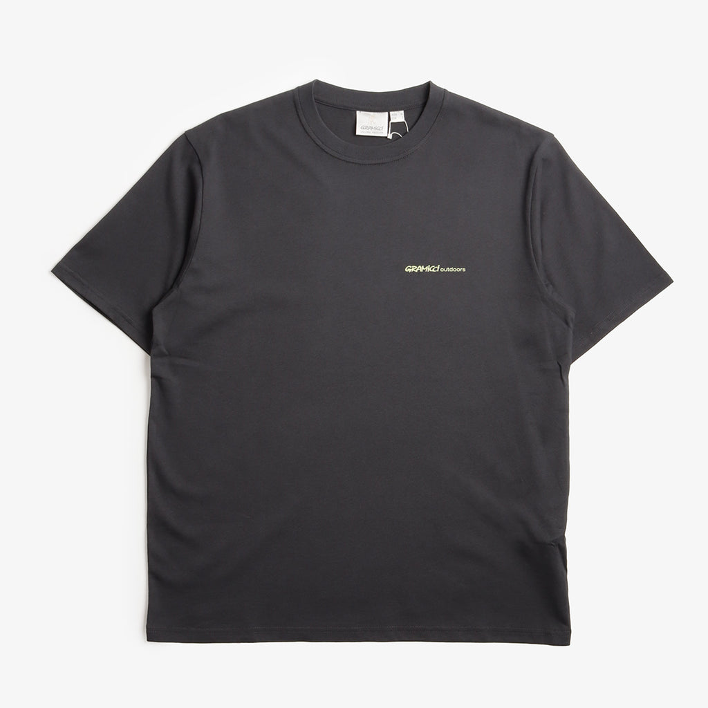 Gramicci Hurricane T-Shirt, Vintage Black, Detail Shot 1