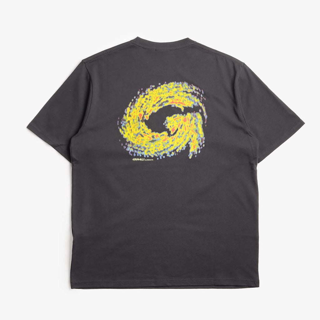 Gramicci Hurricane T-Shirt, Vintage Black, Detail Shot 2