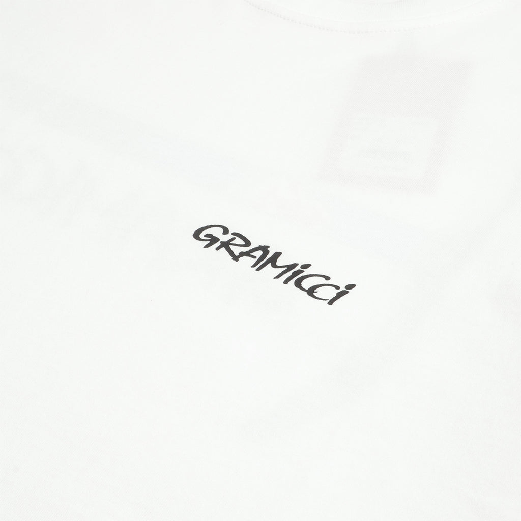 Gramicci Ice Axe T-Shirt, White, Detail Shot 4