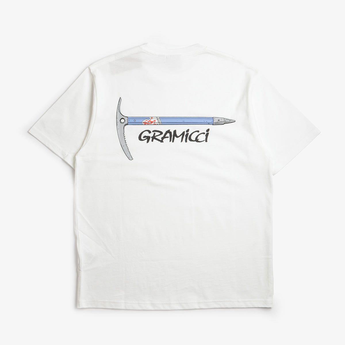Gramicci Ice Axe T-Shirt, White, Detail Shot 2