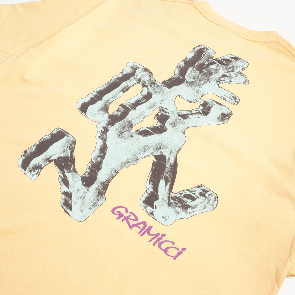 Gramicci Ice Sculpture T-Shirt, Mango, Detail Shot 4