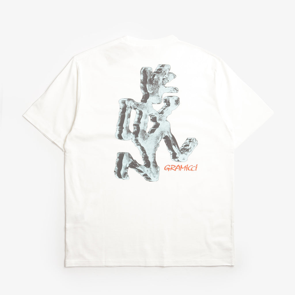 Gramicci Ice Sculpture T-Shirt, White, Detail Shot 2
