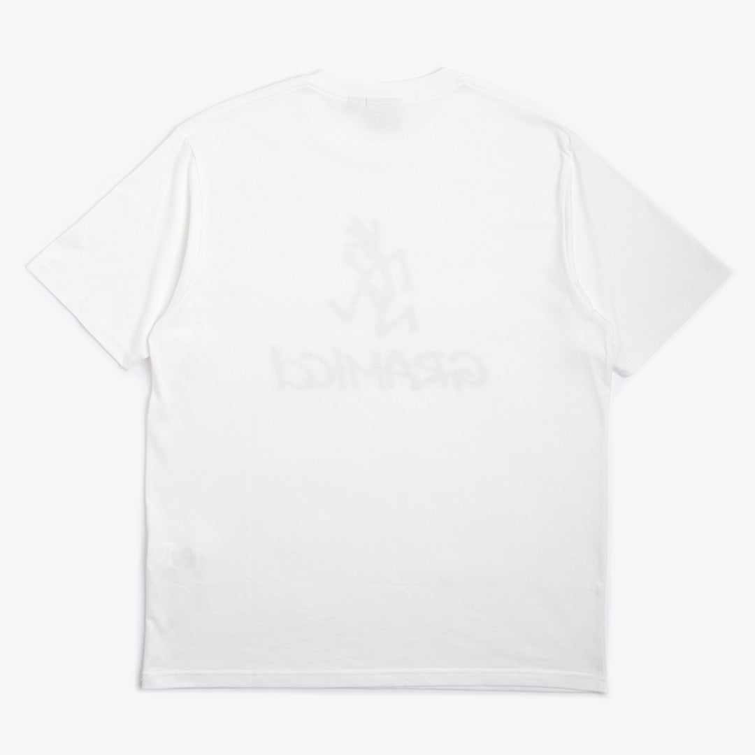Gramicci Logo T-Shirt, White, Detail Shot 6