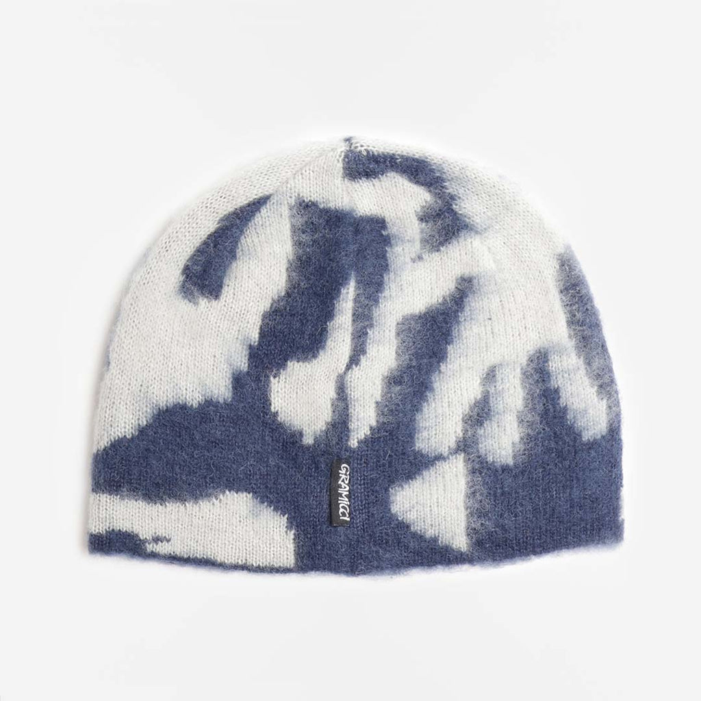 Gramicci Mohair Burly Runningman Beanie, Midnight, Detail Shot 1