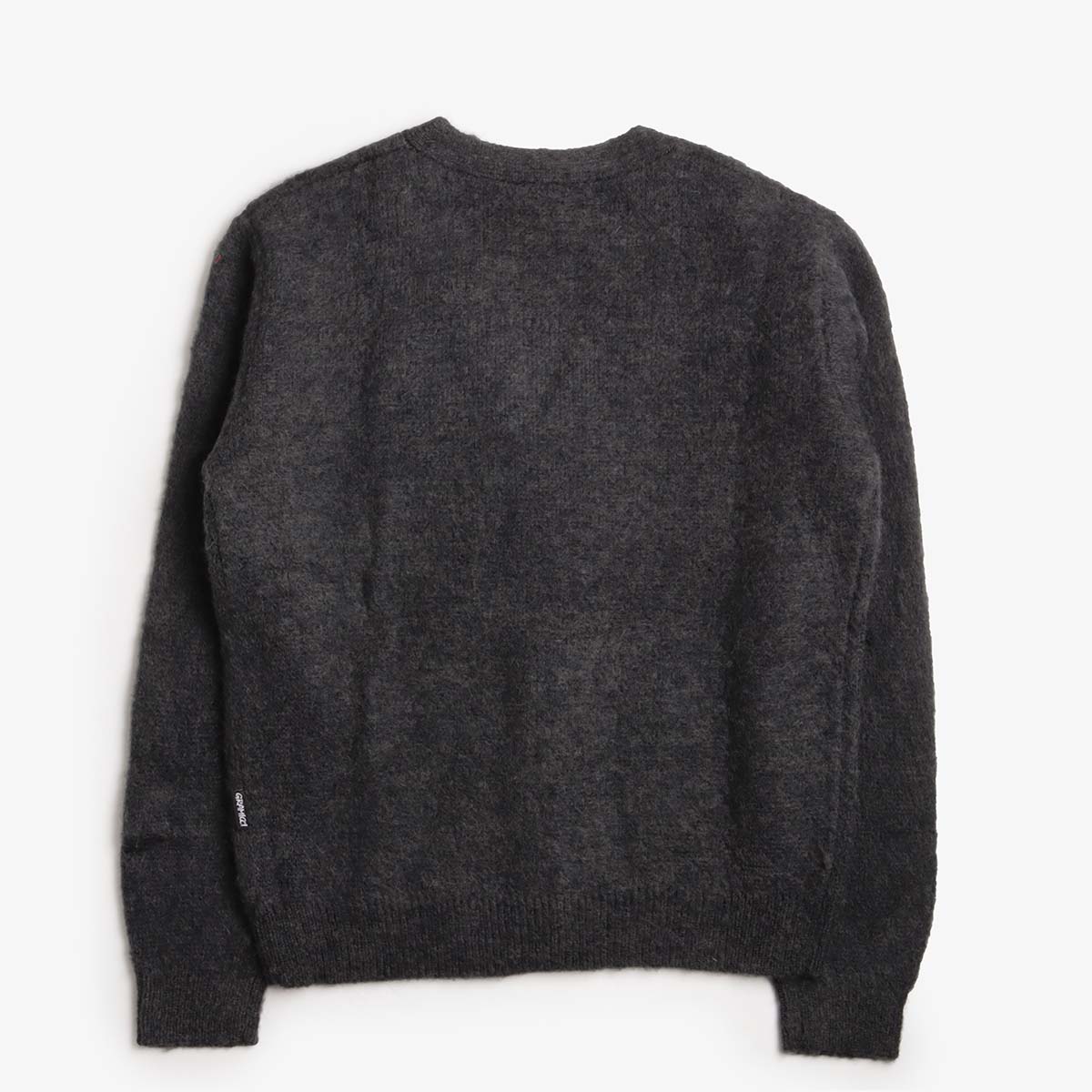 Gramicci Mohair Cardigan, Charcoal, Detail Shot 2