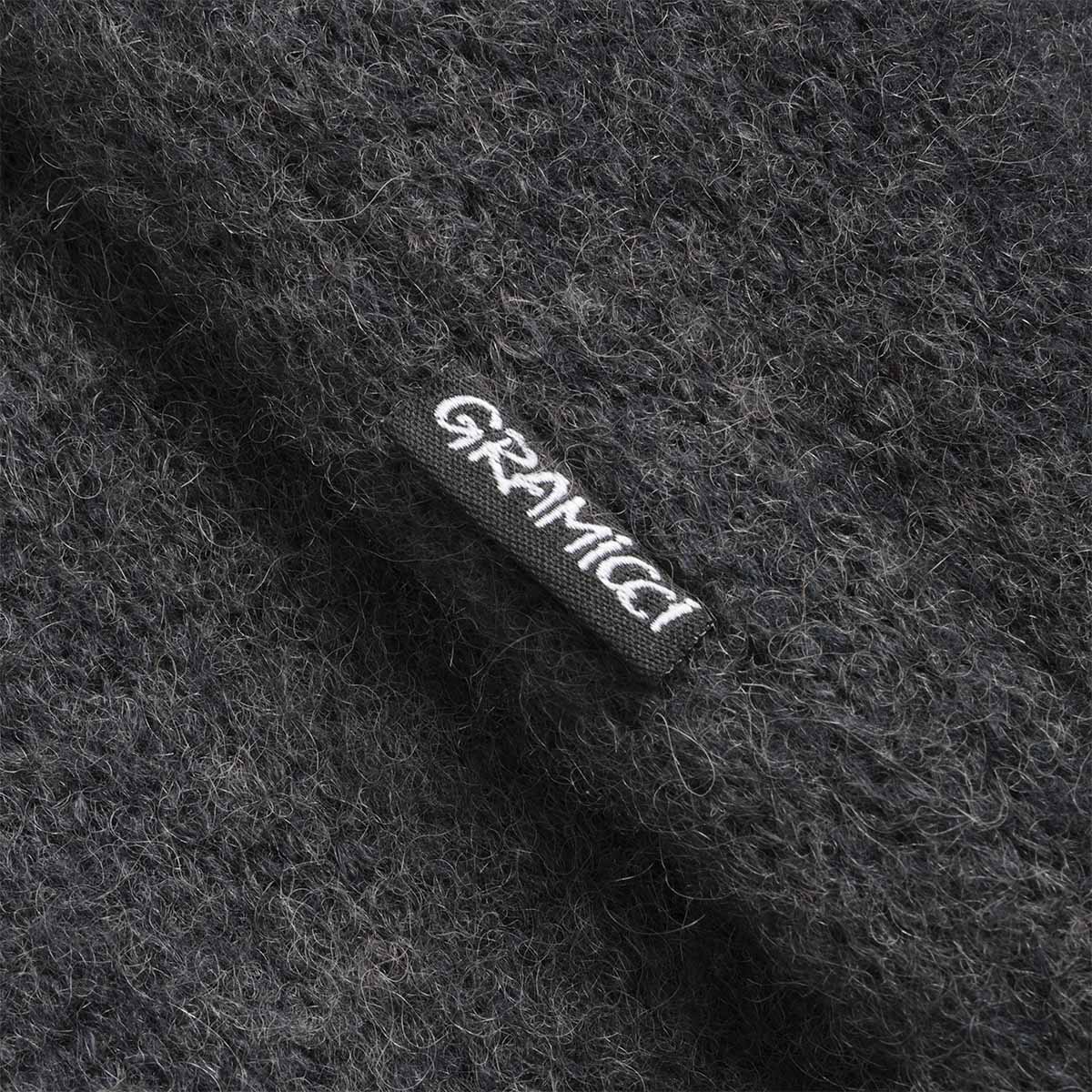 Gramicci Mohair Cardigan, Charcoal, Detail Shot 5