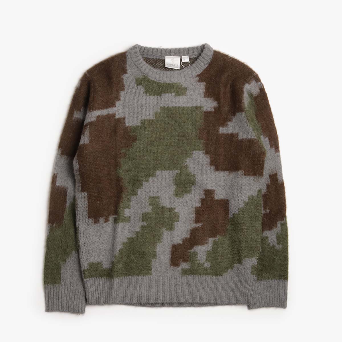 Gramicci Mohair Sweater, Jungle Digi Camo, Detail Shot 1