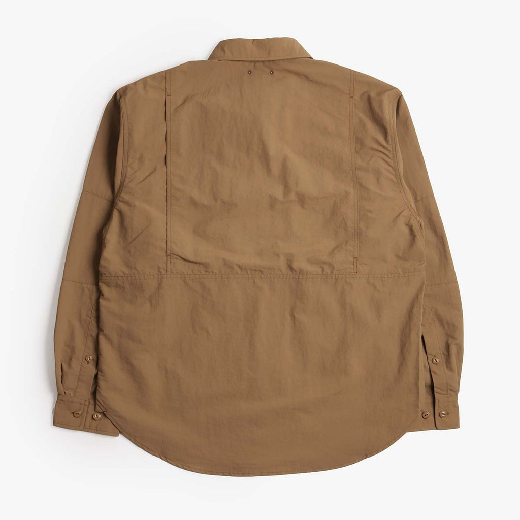 Gramicci Nylon Brentwood Shirt, Coyote, Detail Shot 4