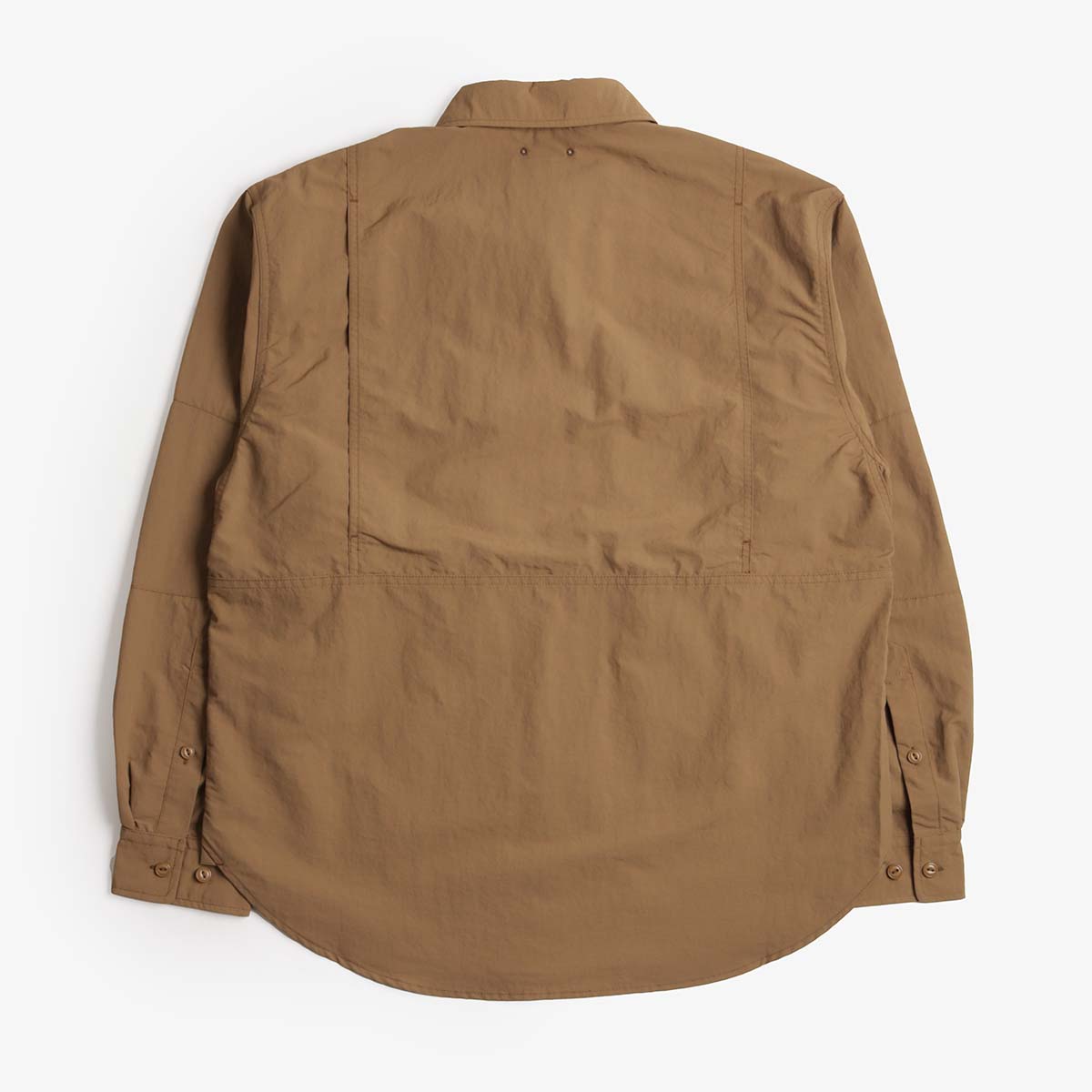 Gramicci Nylon Brentwood Shirt, Coyote, Detail Shot 4