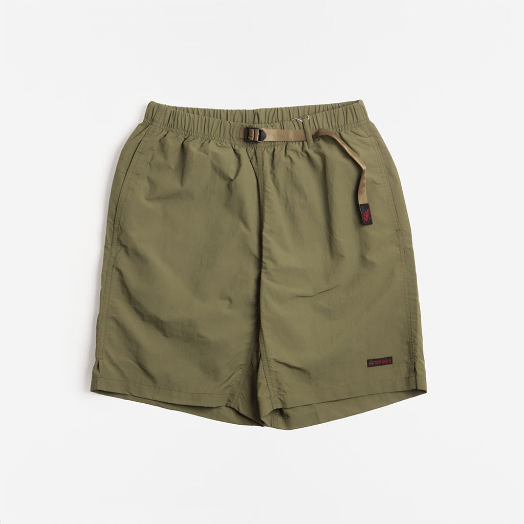 Gramicci Nylon Packable G-Shorts, Olive, Detail Shot 1