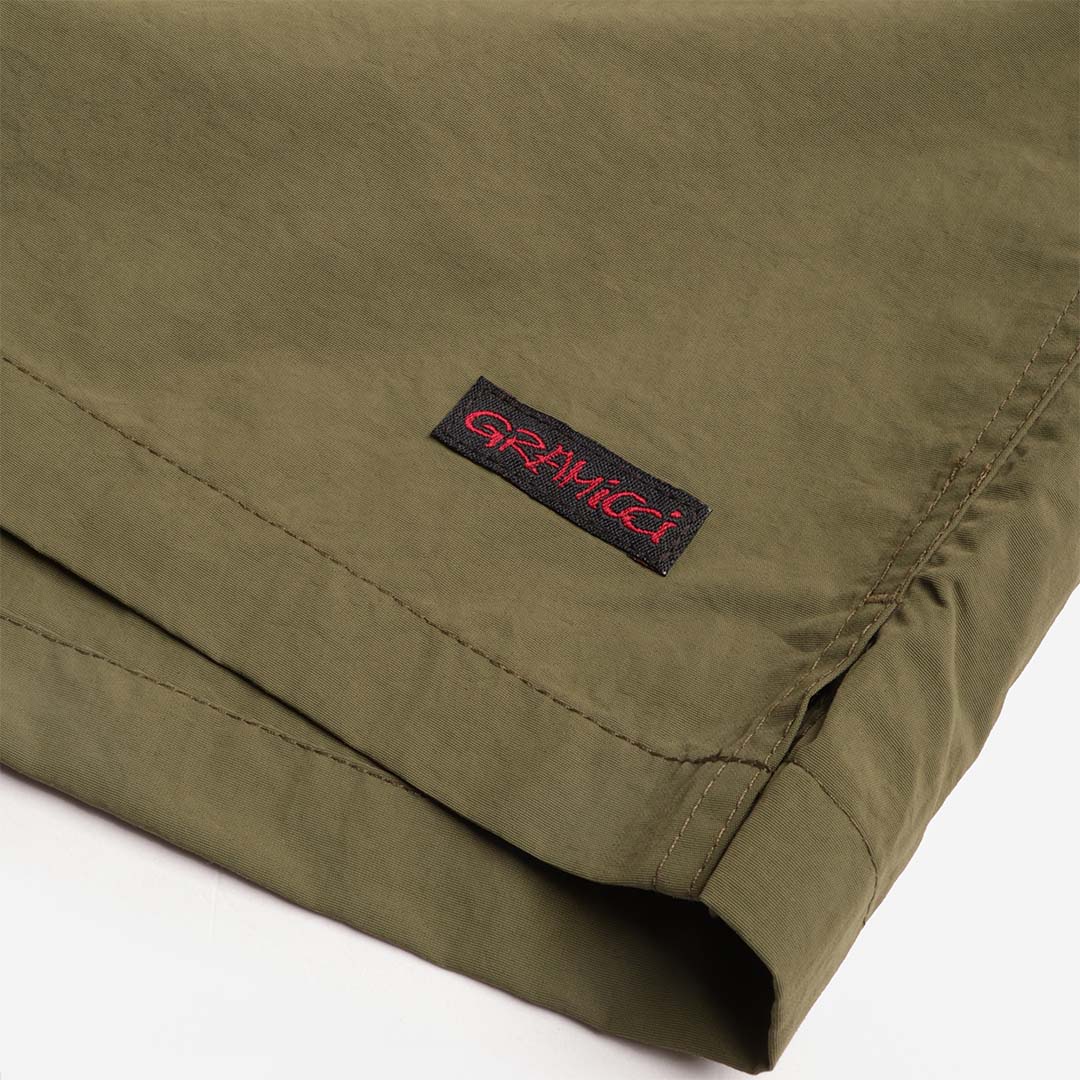 main Gramicci Nylon Packable G-Shorts, Olive, Detail Shot 3
