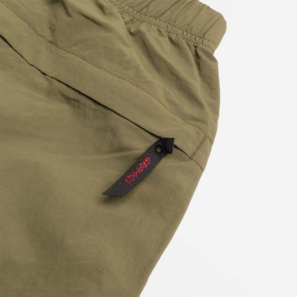 Gramicci Nylon Packable G-Shorts, Olive, Detail Shot 5