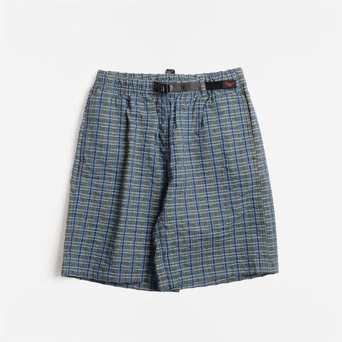 Gramicci O.G. Seersucker G-Shorts, Multi Stripe Plaid, Detail Shot 1