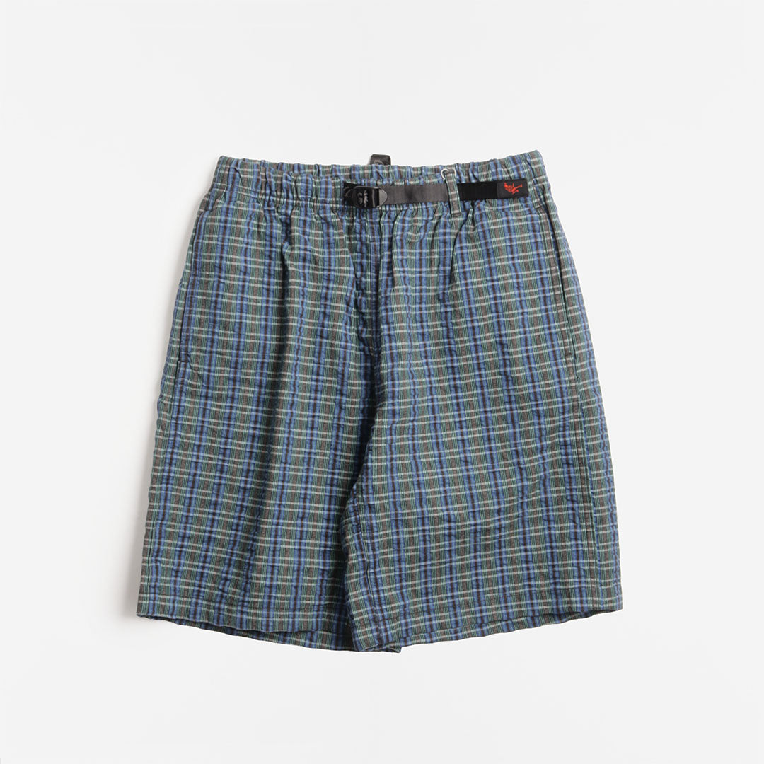 main Gramicci O.G. Seersucker G-Shorts, Multi Stripe Plaid, Detail Shot 1