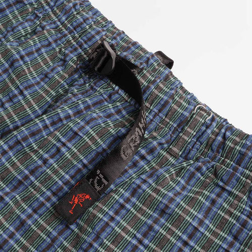 Gramicci O.G. Seersucker G-Shorts, Multi Stripe Plaid, Detail Shot 2