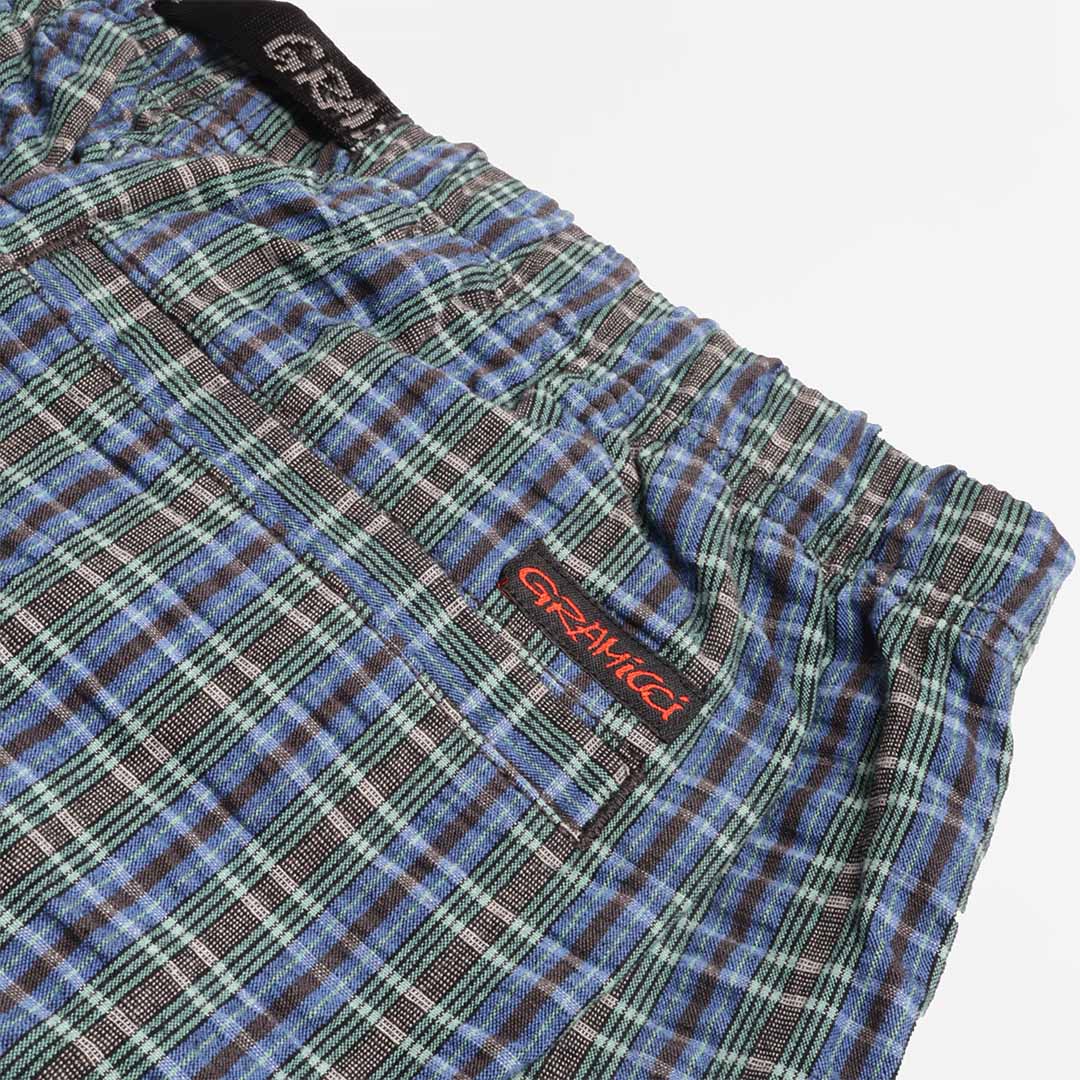 main Gramicci O.G. Seersucker G-Shorts, Multi Stripe Plaid, Detail Shot 4