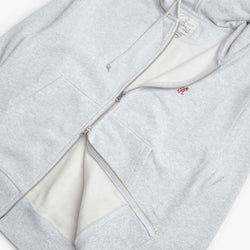thumbnail Gramicci One Point Zip Hoodie, Heather Ash, Detail Shot 3