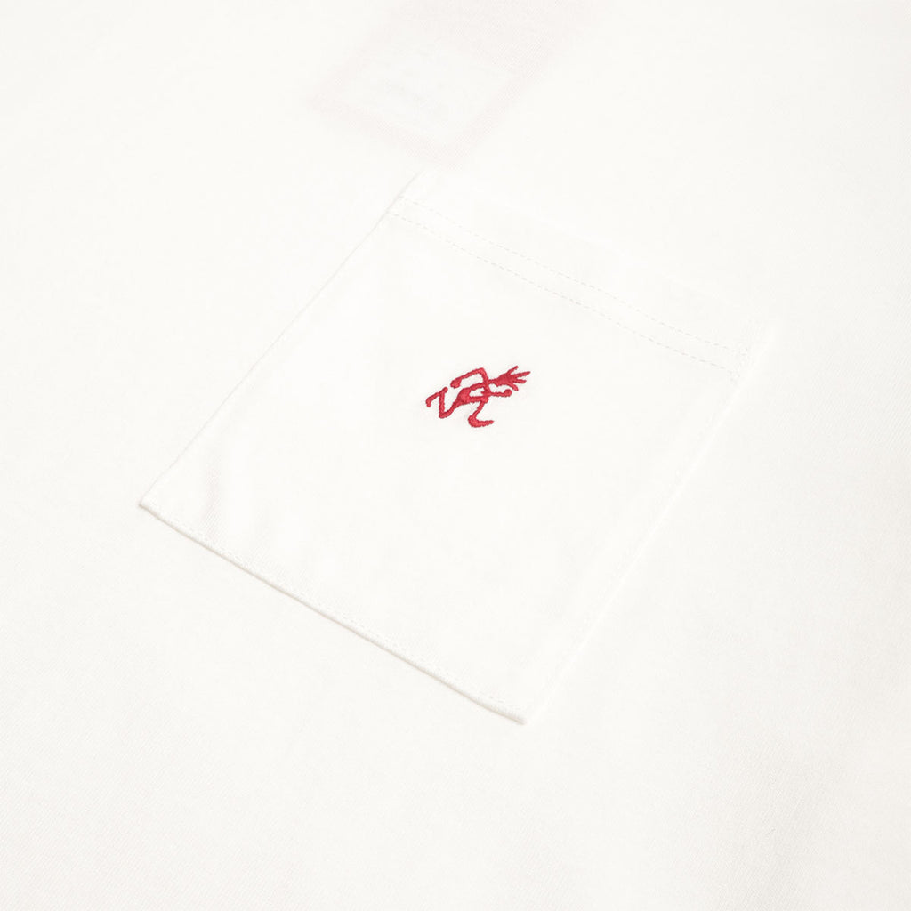 Gramicci One Point T-Shirt, White, Detail Shot 2