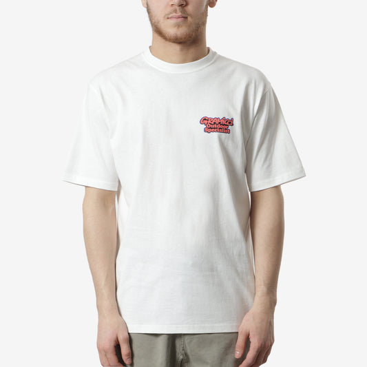 Gramicci Outdoor Specialist T-Shirt, White, Detail Shot 1