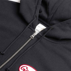thumbnail Gramicci Oval Patch Zip Hoodie, Vintage Black, Detail Shot 4