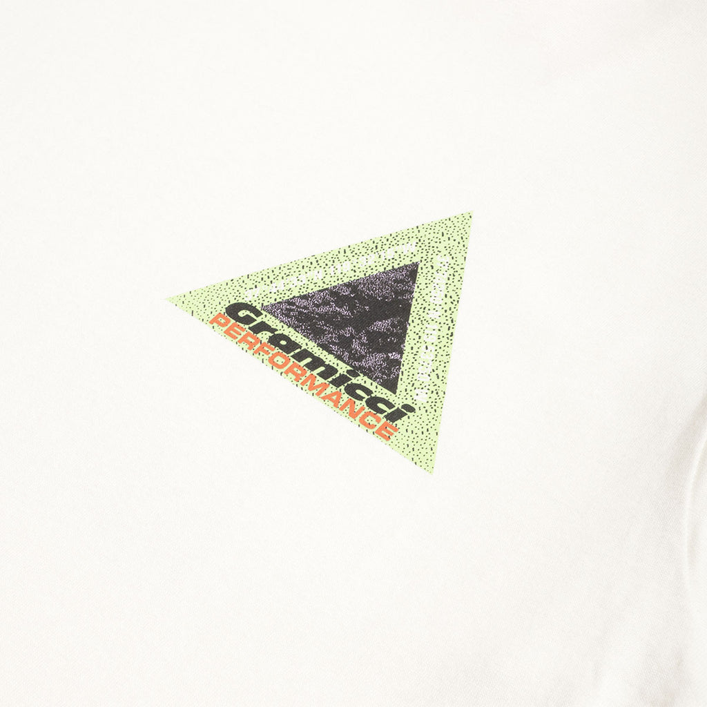 Gramicci Performance T-Shirt, Vintage White, Detail Shot 3