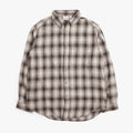 Gramicci Piled Flannel Shirt in Slate Grey, front view