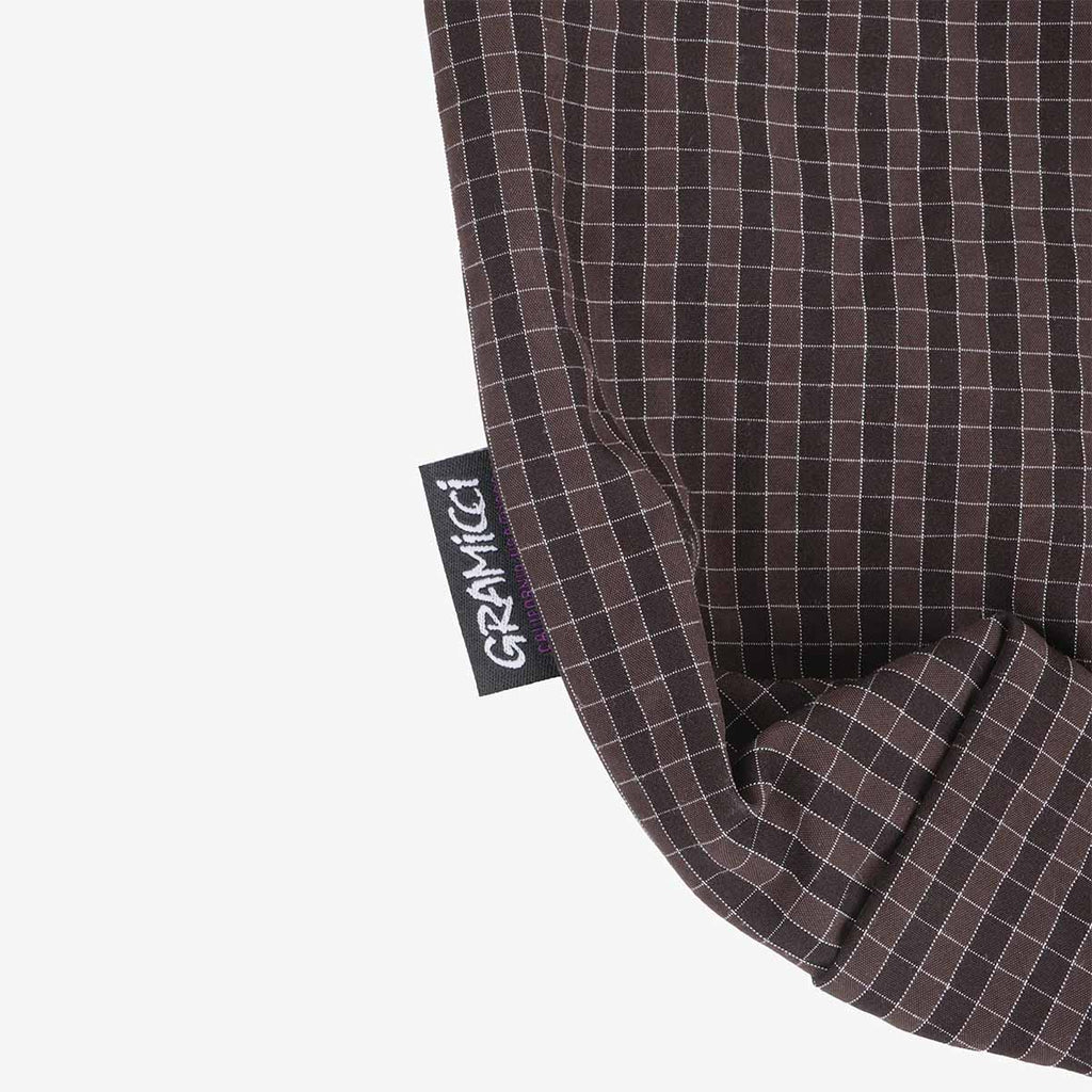 Gramicci Plaid Climbing Tote, Deep Brown, Detail Shot 3