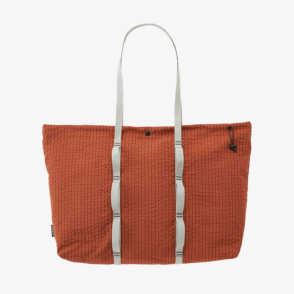 Gramicci Plaid Climbing Tote, Brick, Detail Shot 1