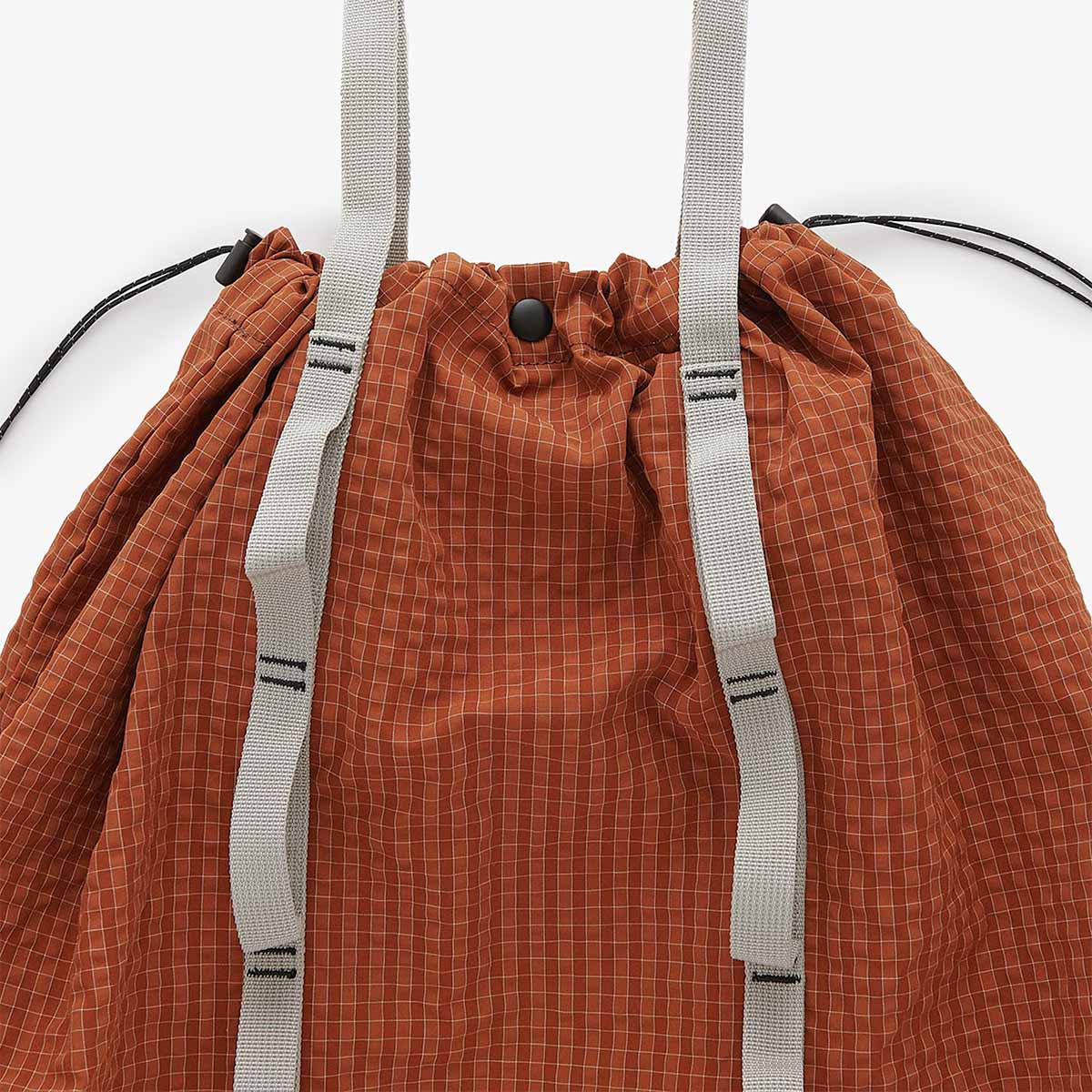 Gramicci Plaid Climbing Tote, Brick, Detail Shot 2