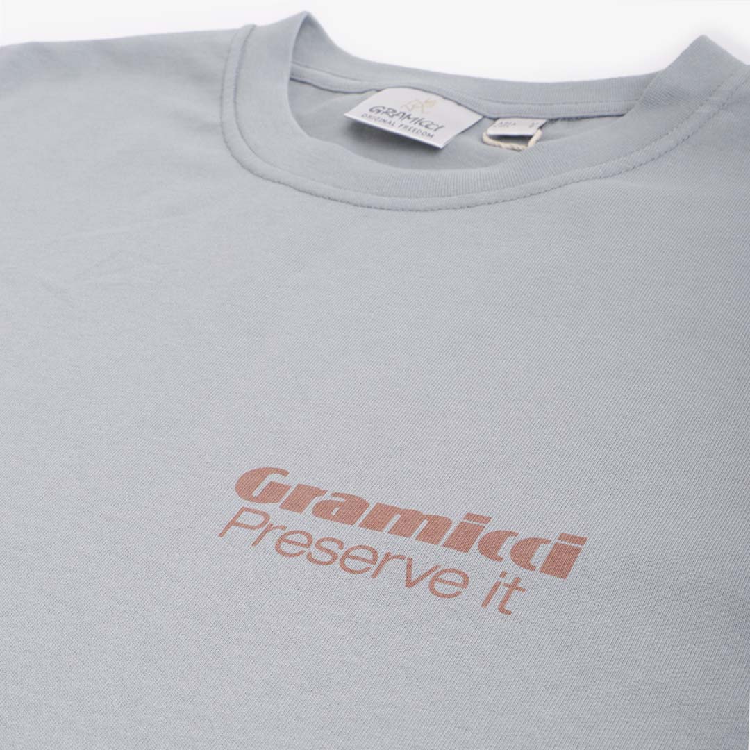 Gramicci Preserve-It T-Shirt, Slate, Detail Shot 3