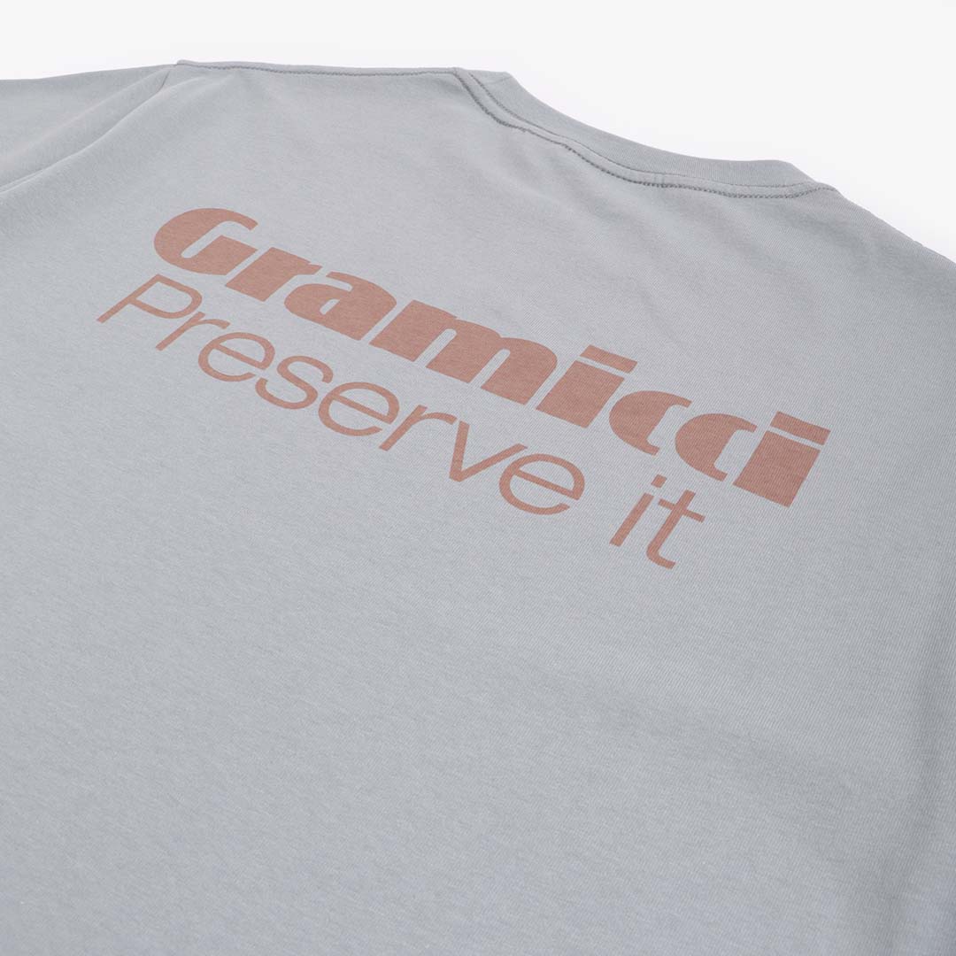 Gramicci Preserve-It T-Shirt, Slate, Detail Shot 4