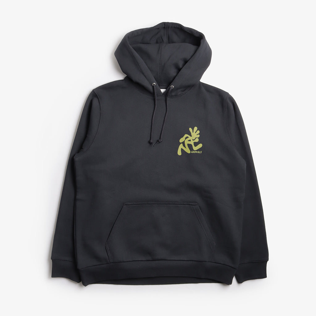 Gramicci Running Man Hoodie, Vintage Black, Detail Shot 1