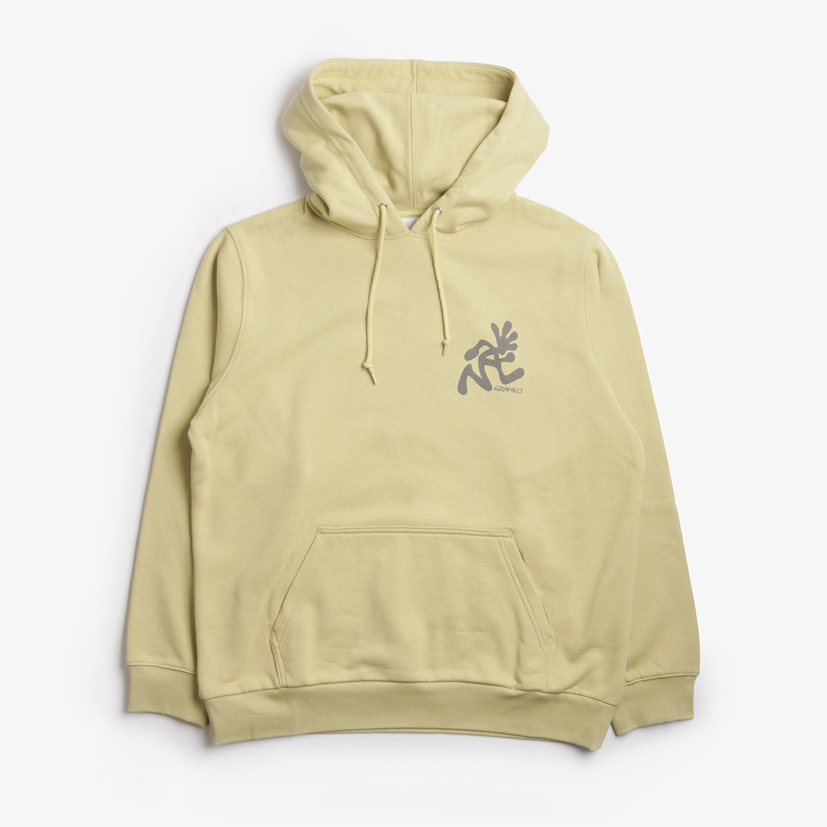 main Gramicci Running Man Hoodie, Lime, Detail Shot 1