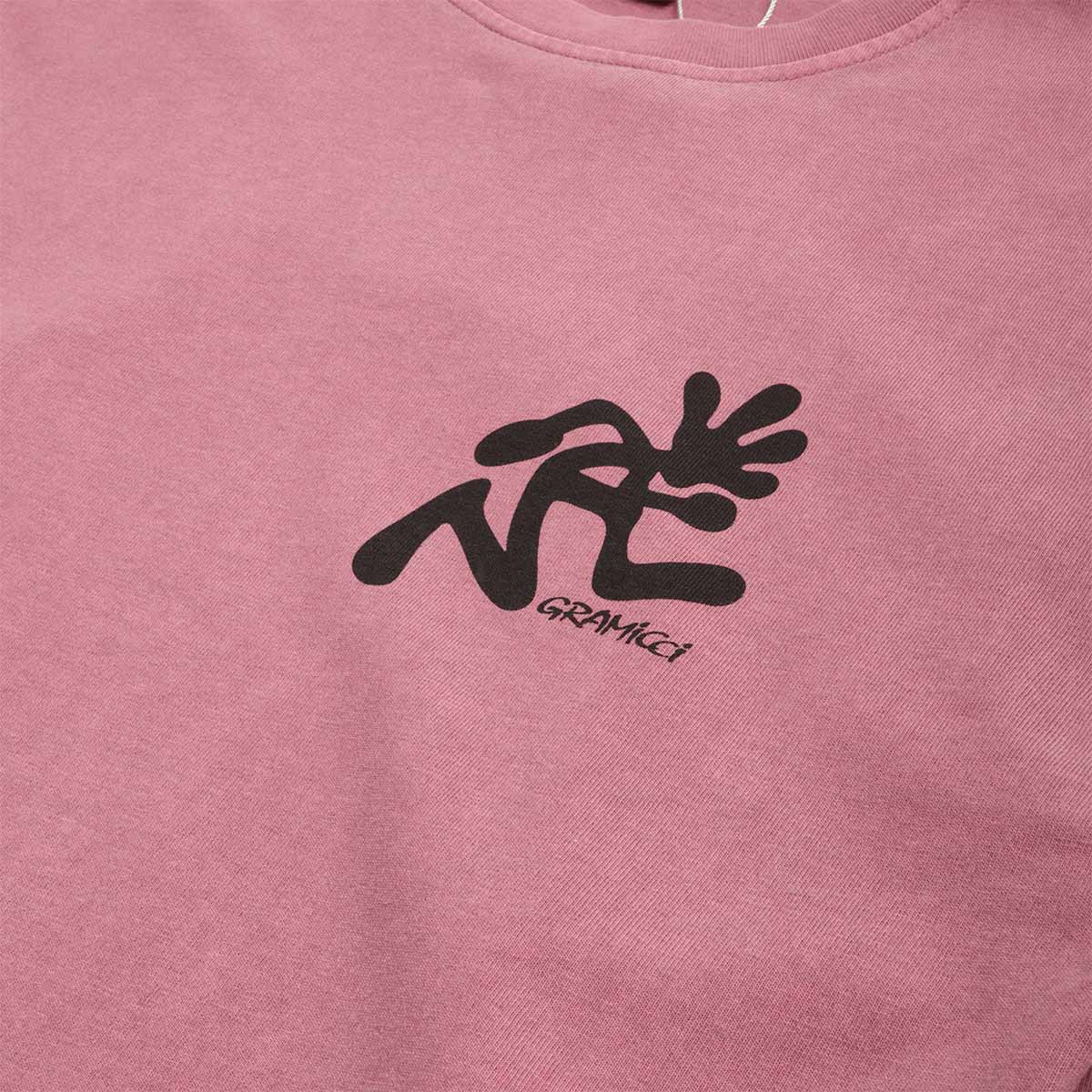 main Gramicci Running Man Long Sleeve T-Shirt, Red Pigment, Detail Shot 2