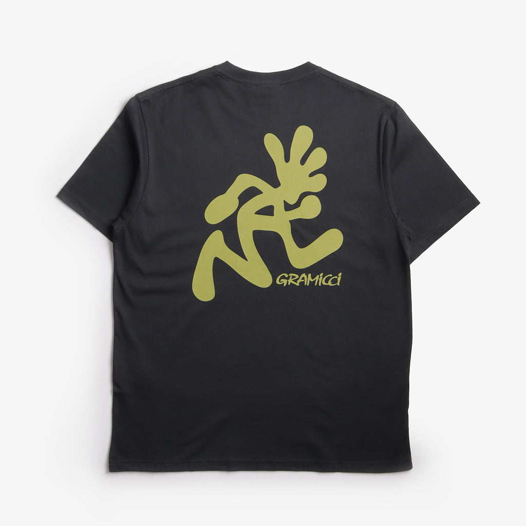 Gramicci Running Man T-Shirt, Vintage Black, Detail Shot 2