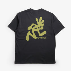 thumbnail Gramicci Running Man T-Shirt, Vintage Black, Detail Shot 2