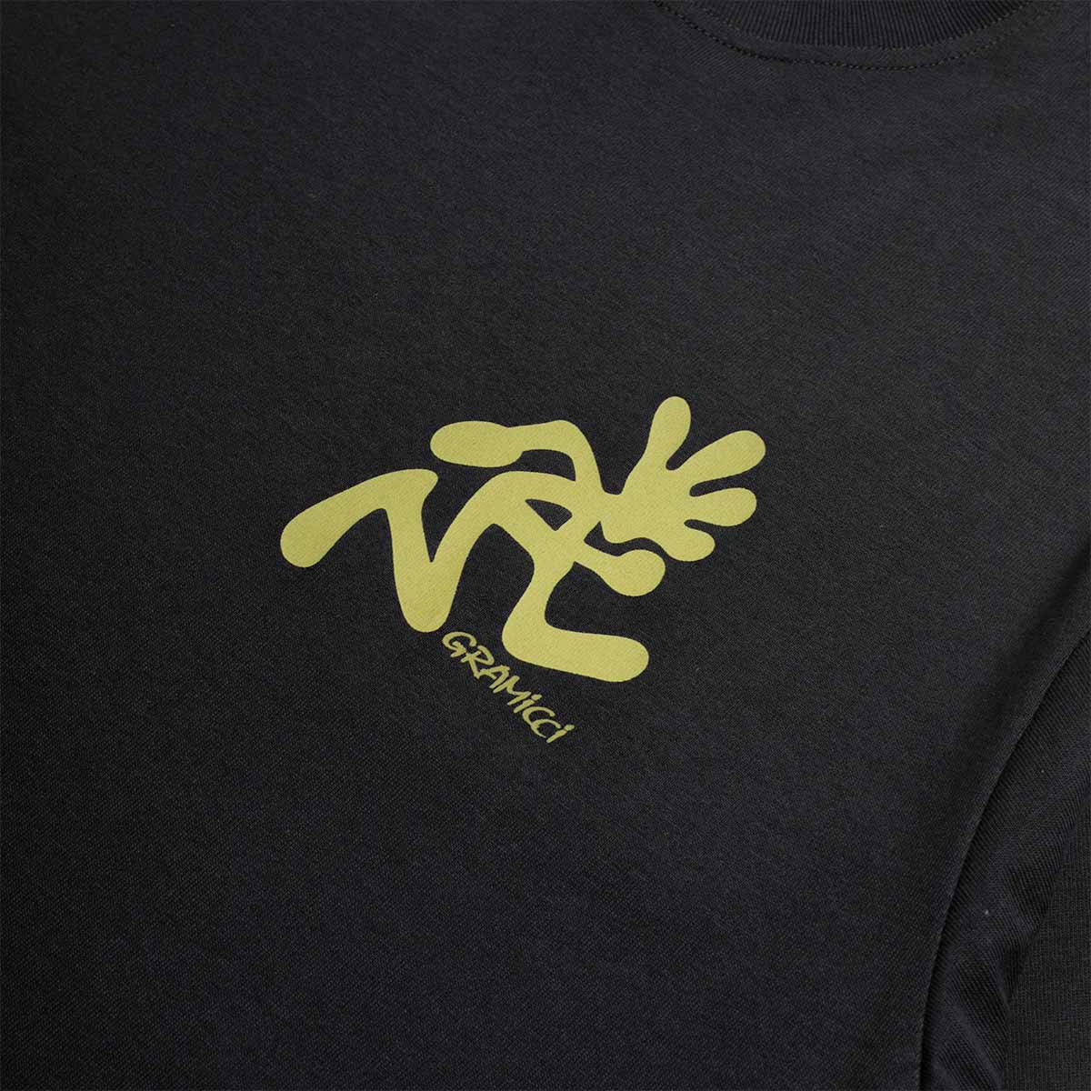 main Gramicci Running Man T-Shirt, Vintage Black, Detail Shot 3