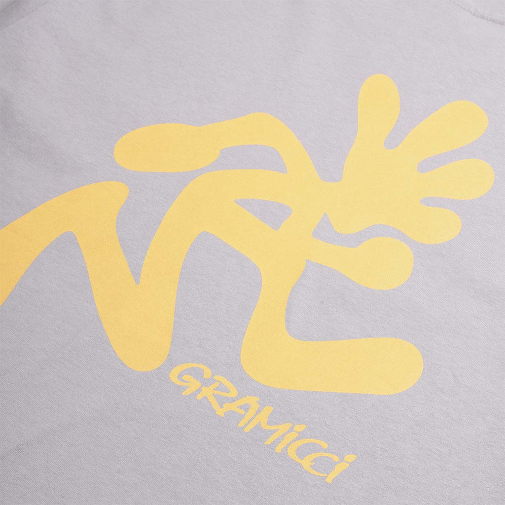 Gramicci Running Man T-Shirt, Lavender, Detail Shot 4