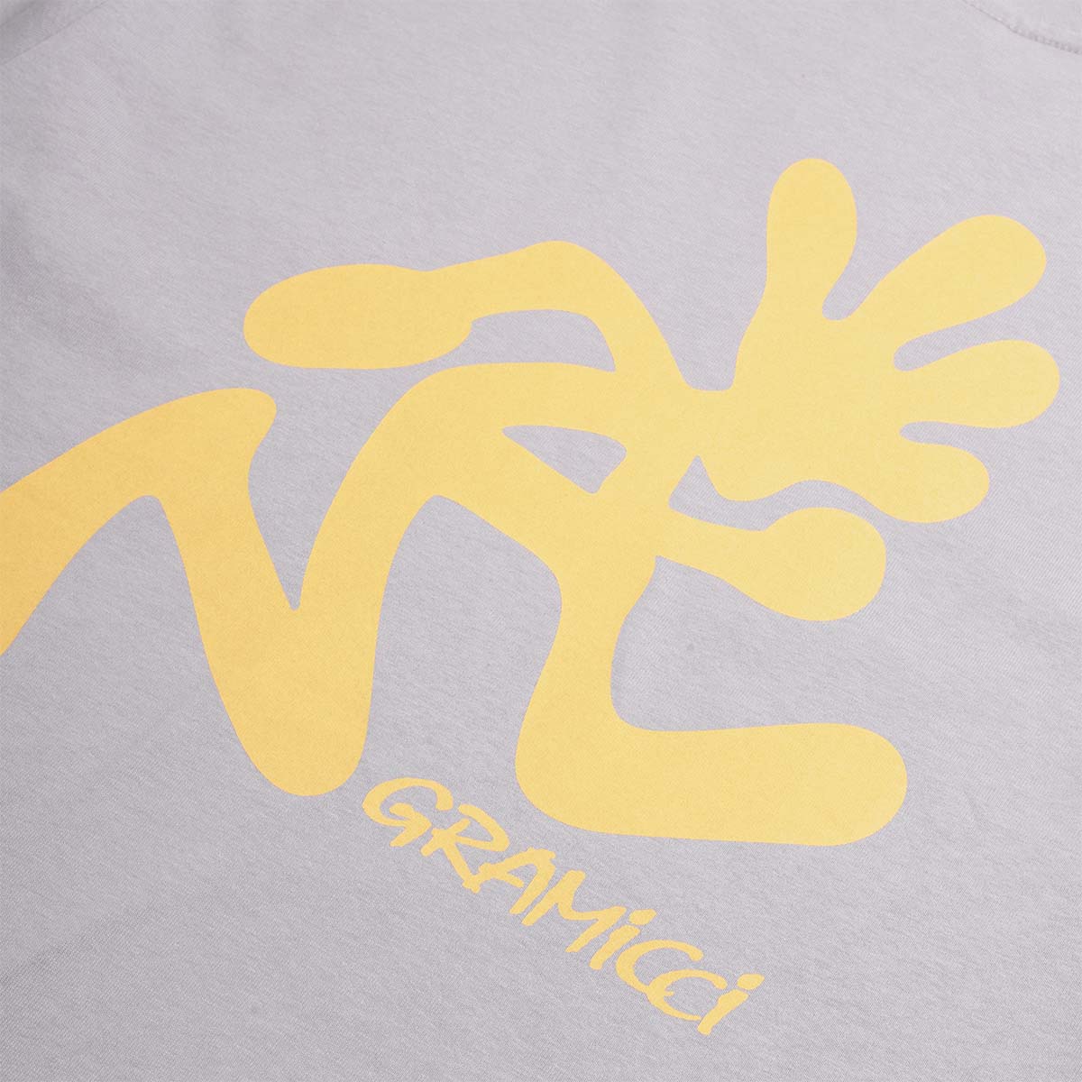 Gramicci Running Man T-Shirt, Lavender, Detail Shot 4