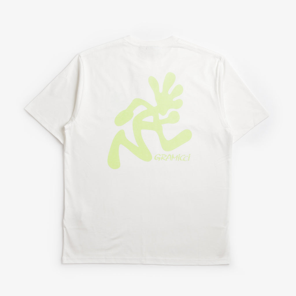 Gramicci Running Man T-Shirt, White, Detail Shot 2