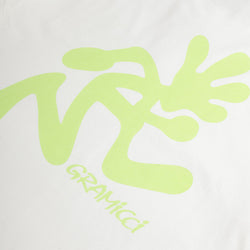 thumbnail Gramicci Running Man T-Shirt, White, Detail Shot 4