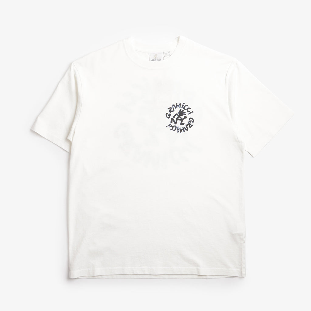 Gramicci Running Man T-Shirt, White, Detail Shot 1
