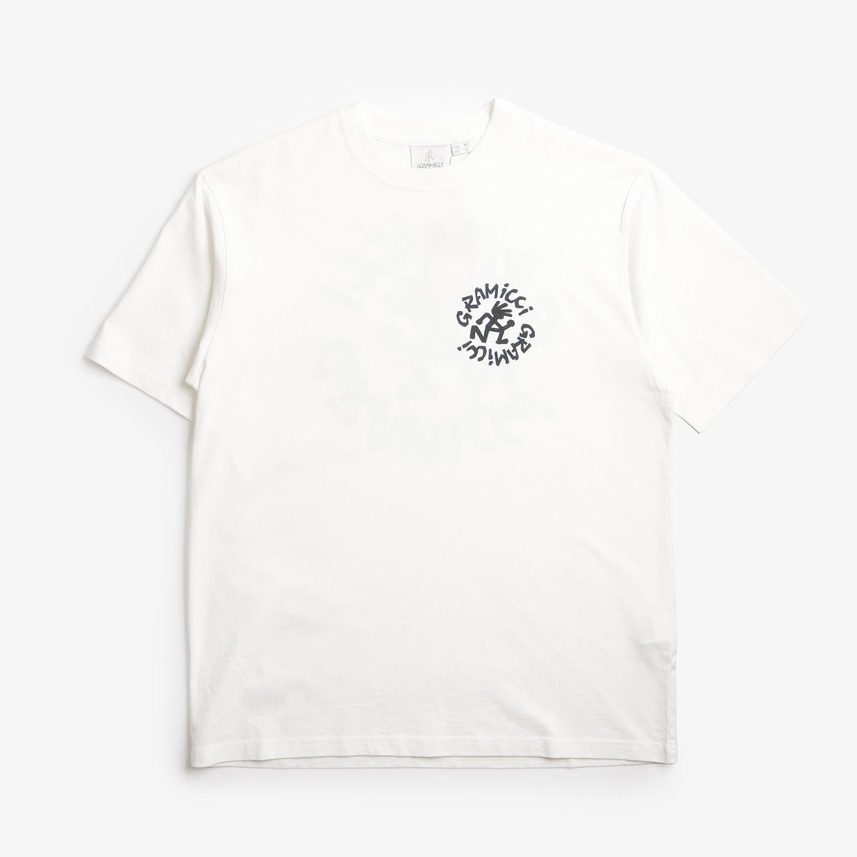 Gramicci Running Man T-Shirt, White, Detail Shot 1