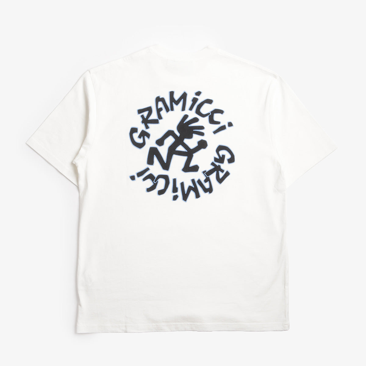 Gramicci Running Man T-Shirt, White, Detail Shot 2
