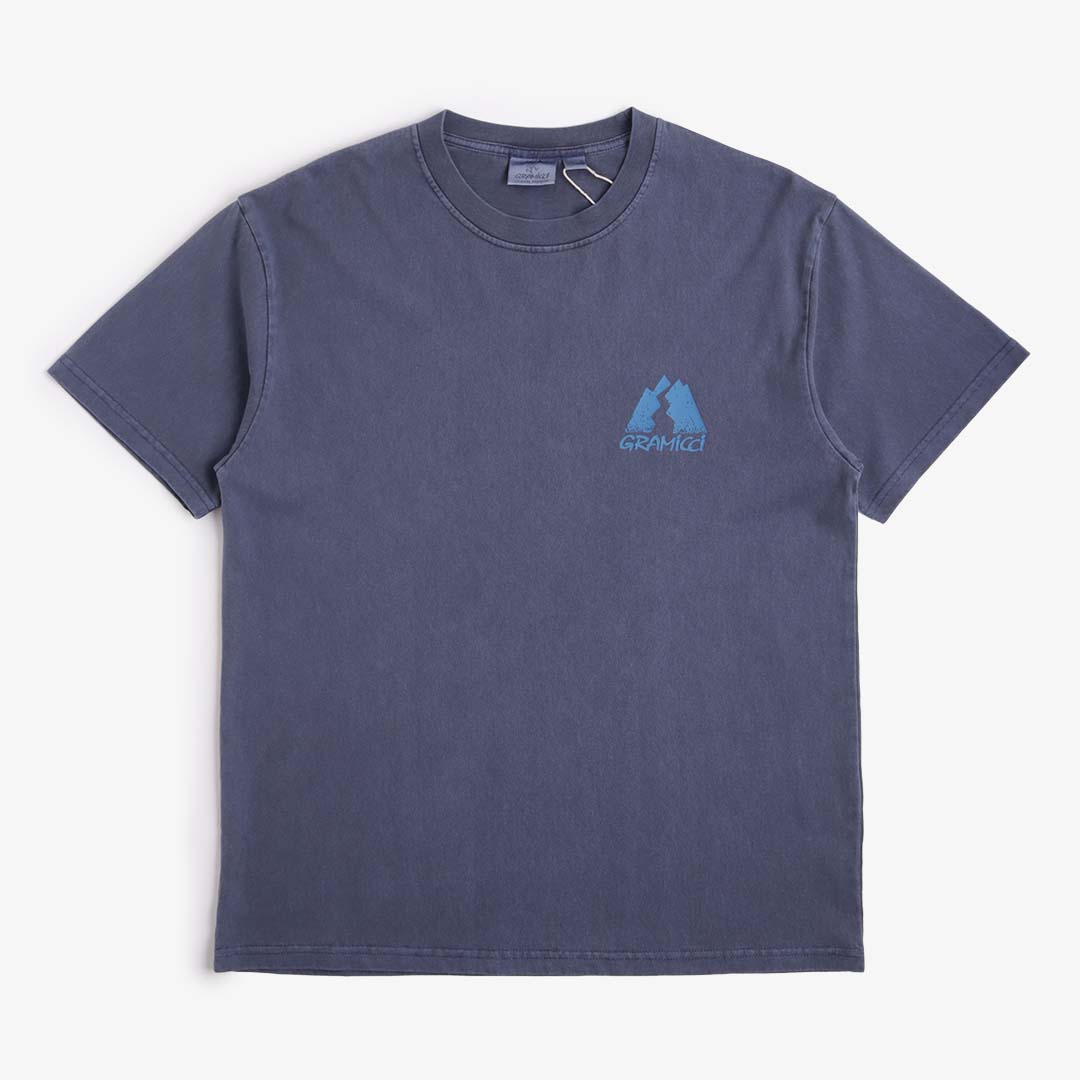 Gramicci Summit T-Shirt, Navy Pigment, Detail Shot 2