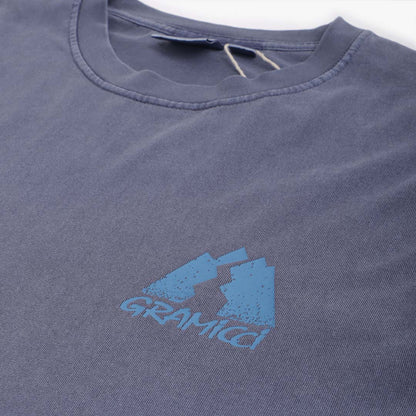 Gramicci Summit T-Shirt, Navy Pigment, Detail Shot 3