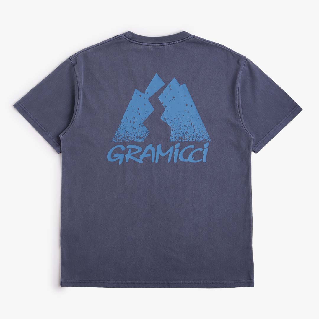 Gramicci Summit T-Shirt, Navy Pigment, Detail Shot 1